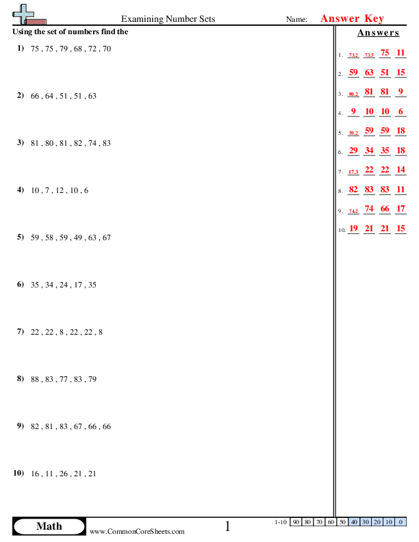  - examining-number-sets worksheet