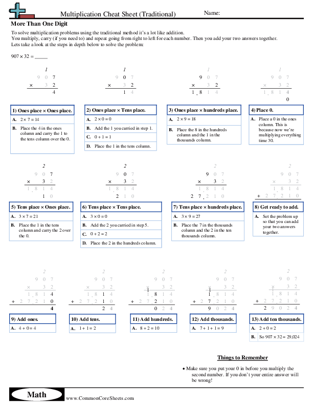  - multiplication-more-than-1-digit-traditional worksheet