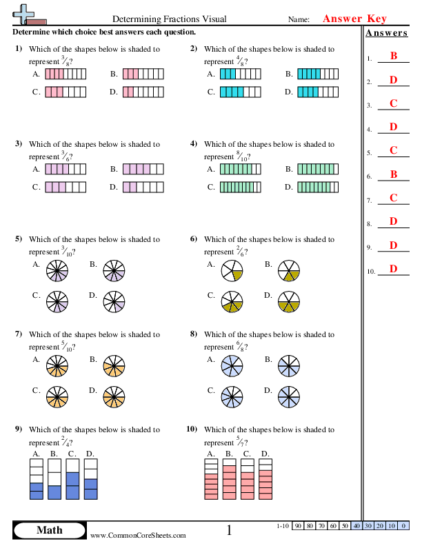  - determining-fraction-visual worksheet