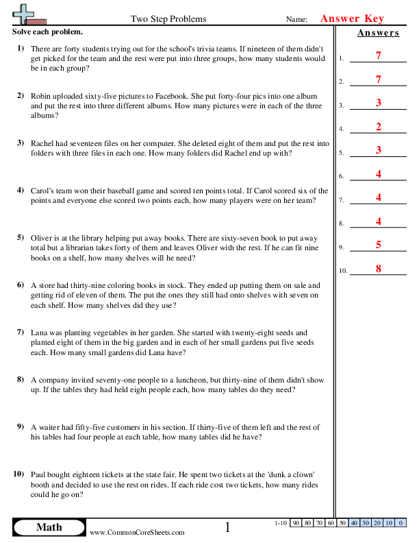  - subtract-divide worksheet