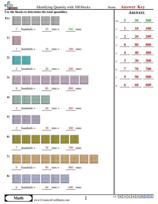  - identifying-quantity-with-100-blocks worksheet