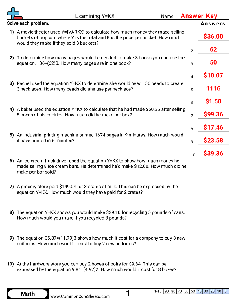 Related worksheet